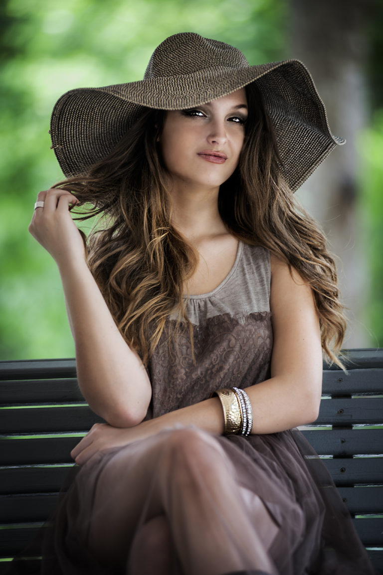 high school senior shot